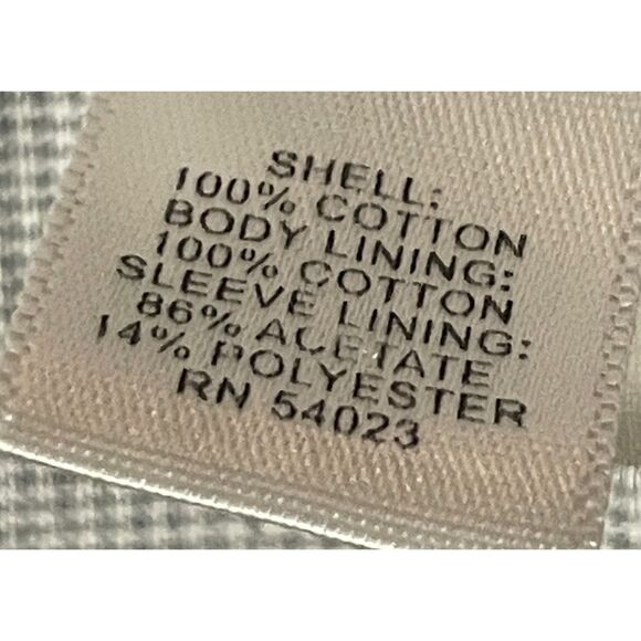 Banana Republic Khaki Trench Jacket Women Size 12 Cotton Double Breasted - Picture 9 of 15